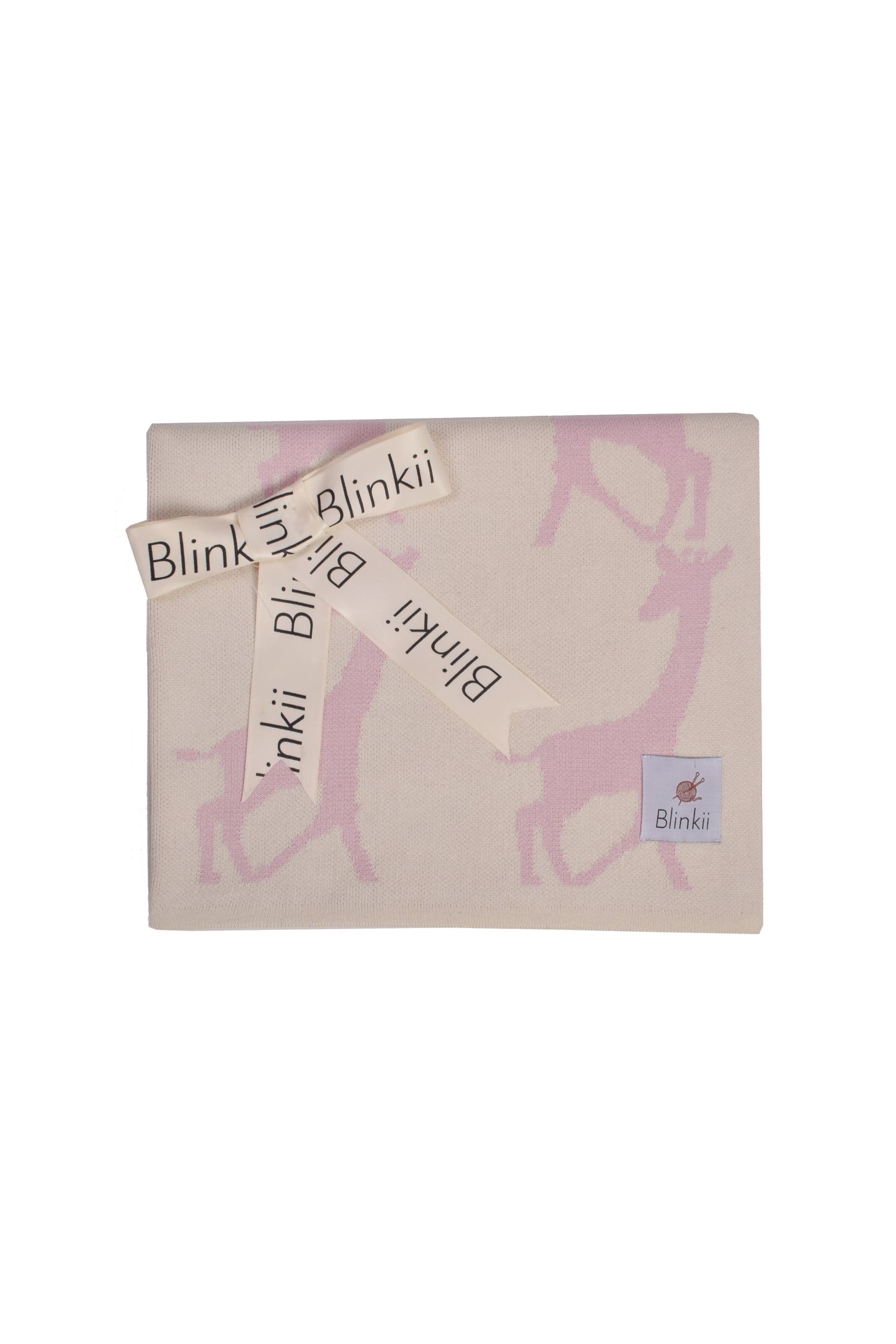 100% Cotton Knit Blanket – Giraffes